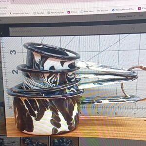 Enamelware Measuring Cups